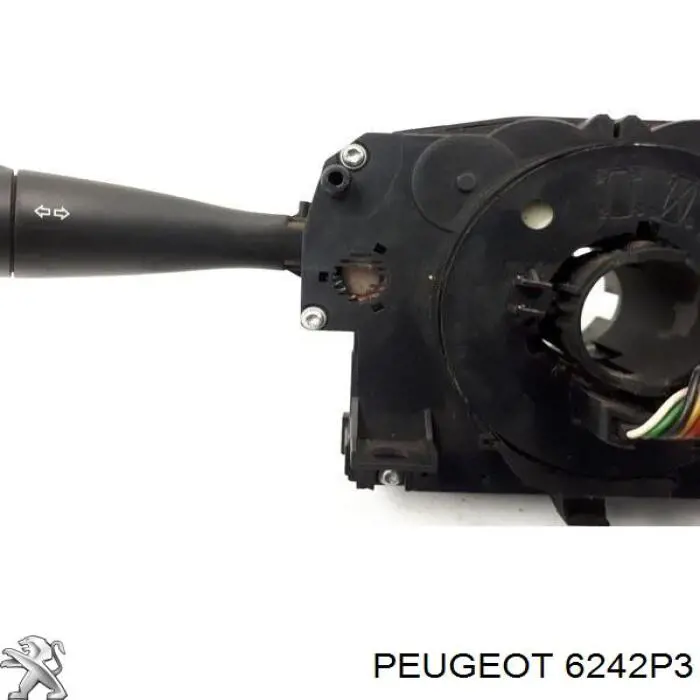 6242P3 Peugeot/Citroen Comutador esquerdo instalado na coluna da direção
