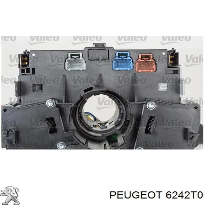 6242T0 Peugeot/Citroen Comutador instalado na coluna da direção, montado