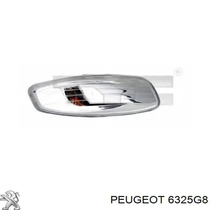Lanterna da luz de fundo do espelho de retrovisão Peugeot/Citroen 6325G8 preço, a partir de 26,34 USD