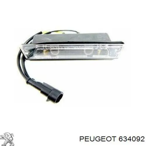 1303845080 Fiat/Alfa/Lancia Lanterna da luz de fundo de matrícula traseira