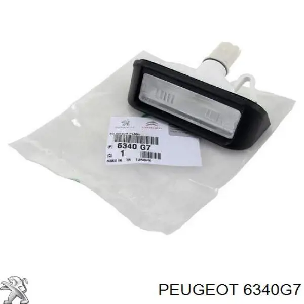 6340G7 Peugeot/Citroen Lanterna da luz de fundo de matrícula traseira