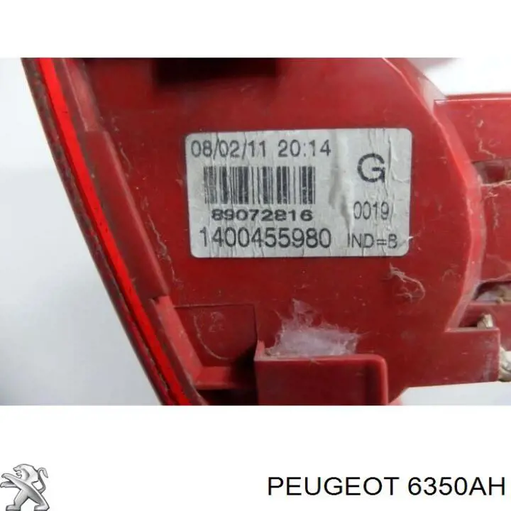 Compre 6350AH Peugeot/Citroen Lanterna traseira esquerda