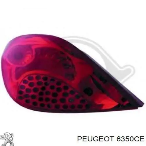 Lanterna traseira esquerda Peugeot/Citroen 6350CE preço, a partir de 133,81 USD