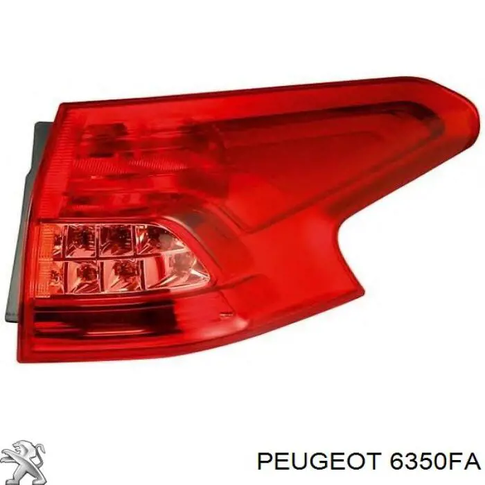 Lanterna traseira direita externa Peugeot/Citroen 6350FA preço, a partir de 97,15 USD