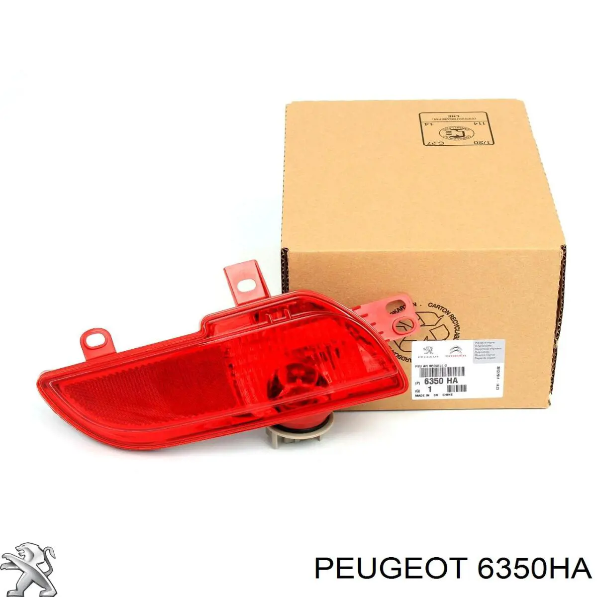 6350HA Peugeot/Citroen Lanterna de nevoeiro traseira esquerda