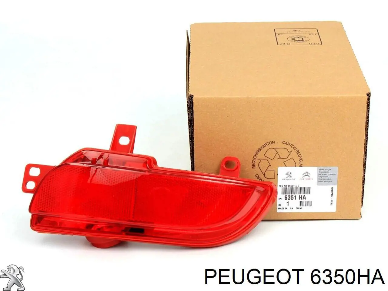 Lanterna de nevoeiro traseira esquerda Peugeot/Citroen 6350HA preço, a partir de 60,40 USD
