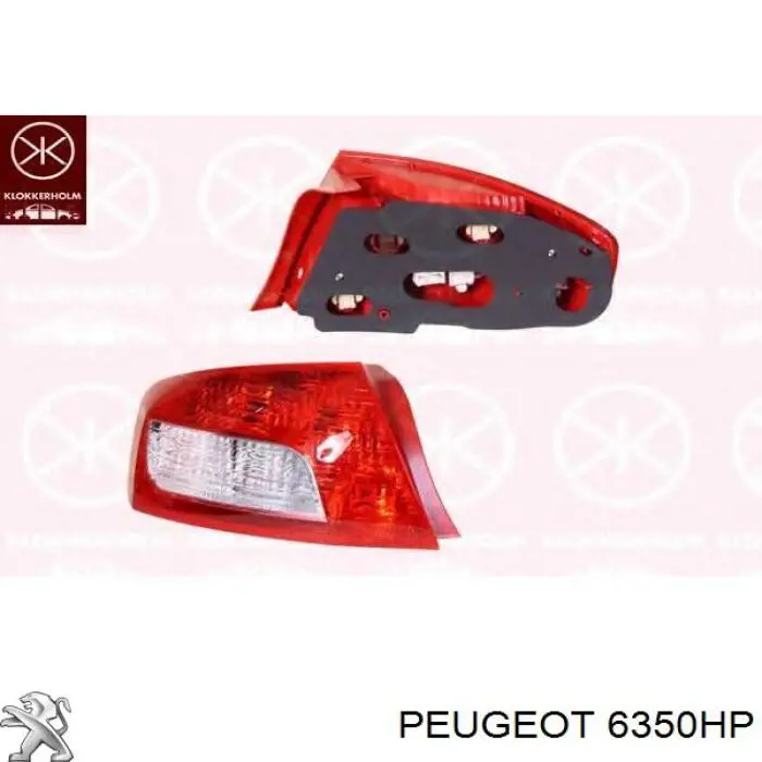 Compre 6350HP Peugeot/Citroen Lanterna traseira esquerda