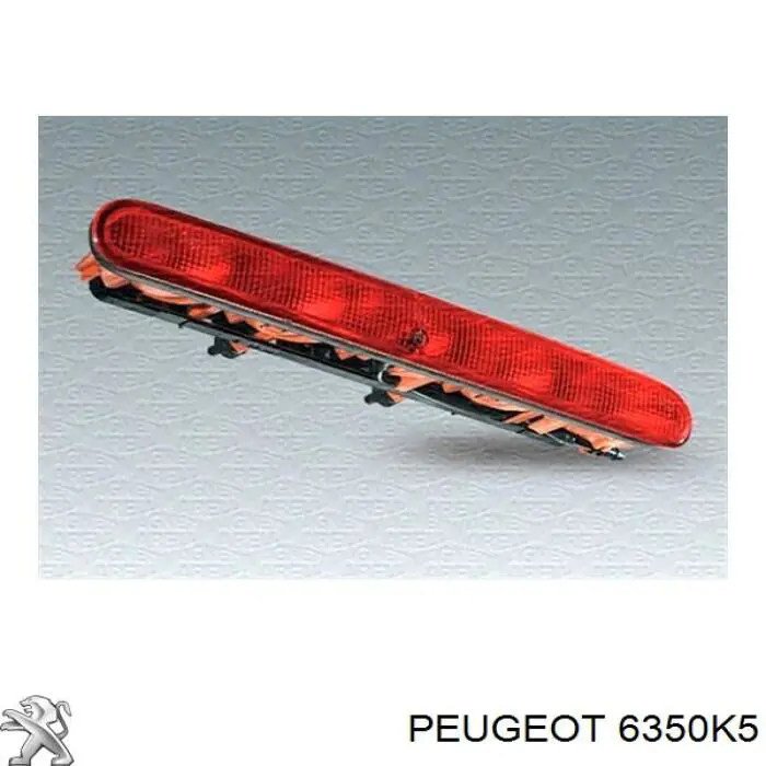 Compre 00006350K5 Peugeot/Citroen Sinal de parada traseiro adicional