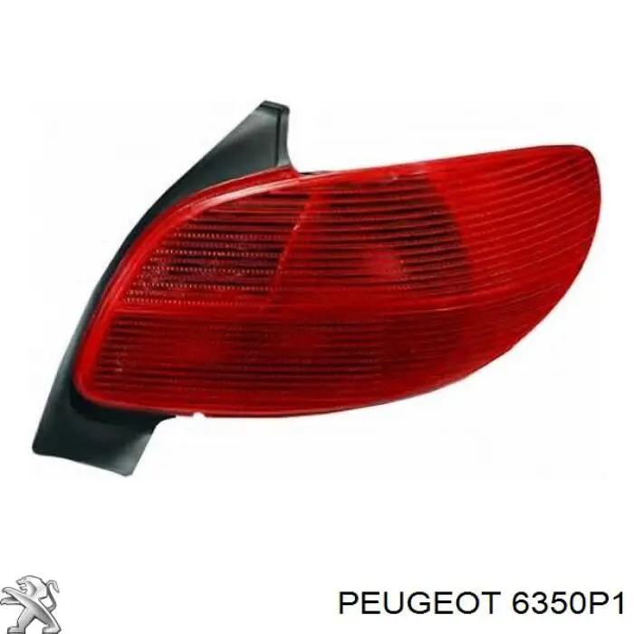 Compre 6350P1 Peugeot/Citroen Lanterna traseira esquerda