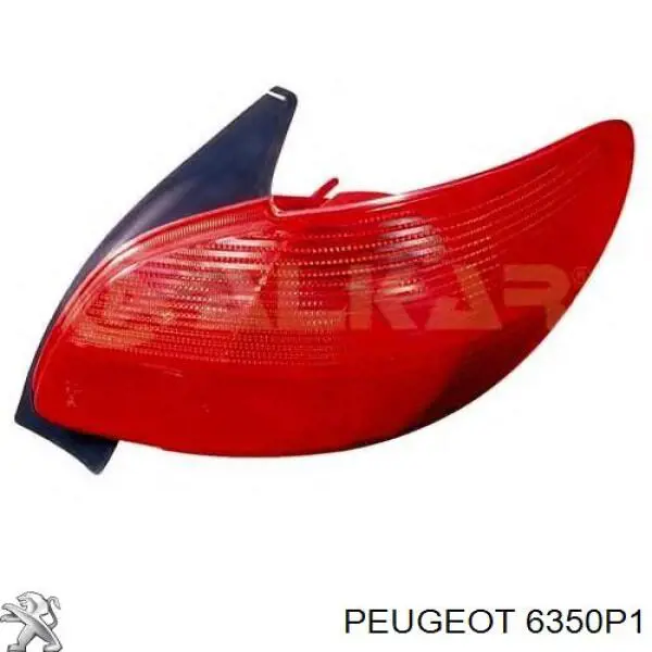 Lanterna traseira esquerda Peugeot/Citroen 6350P1 preço, a partir de 57,28 USD