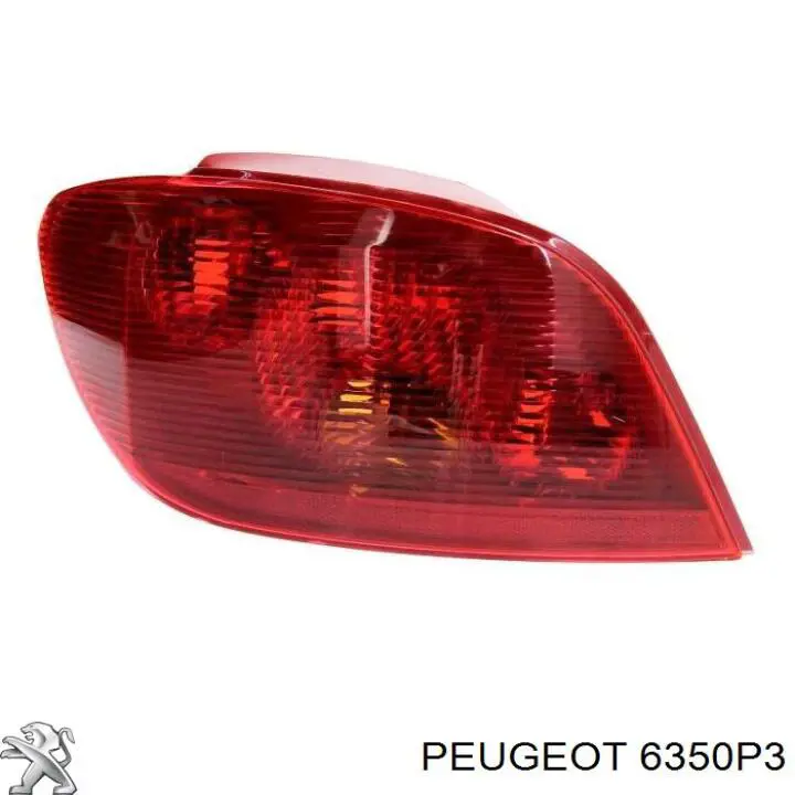 Compre 6350P3 Peugeot/Citroen Lanterna traseira esquerda