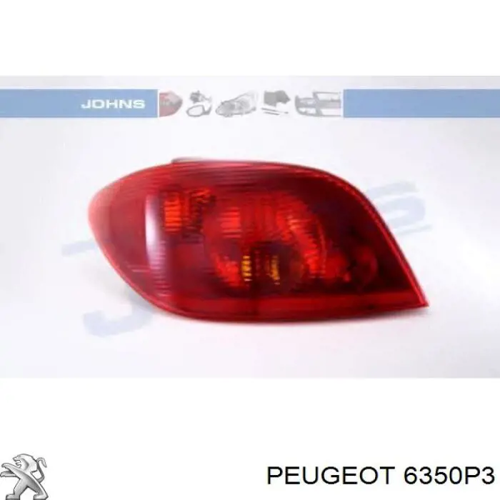 Lanterna traseira esquerda Peugeot/Citroen 6350P3 preço, a partir de 69,07 USD