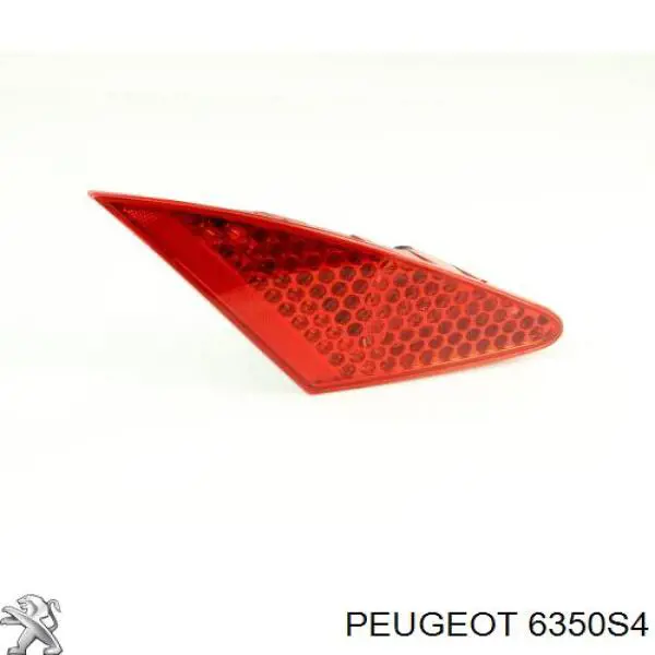 00006350S4 Peugeot/Citroen Lanterna traseira esquerda interna