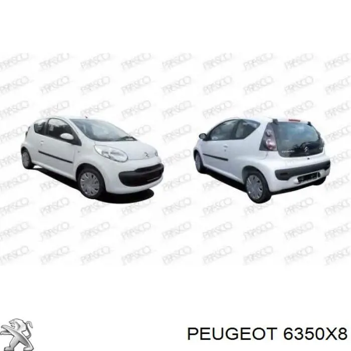 Lanterna traseira esquerda Peugeot/Citroen 6350X8 preço, a partir de 71,82 USD