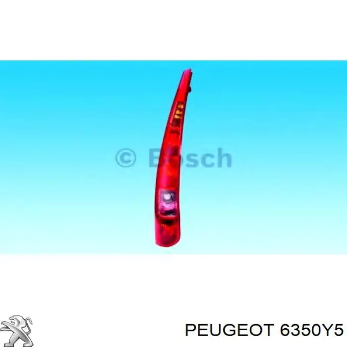 Compre 6350Y5 Peugeot/Citroen Lanterna traseira esquerda