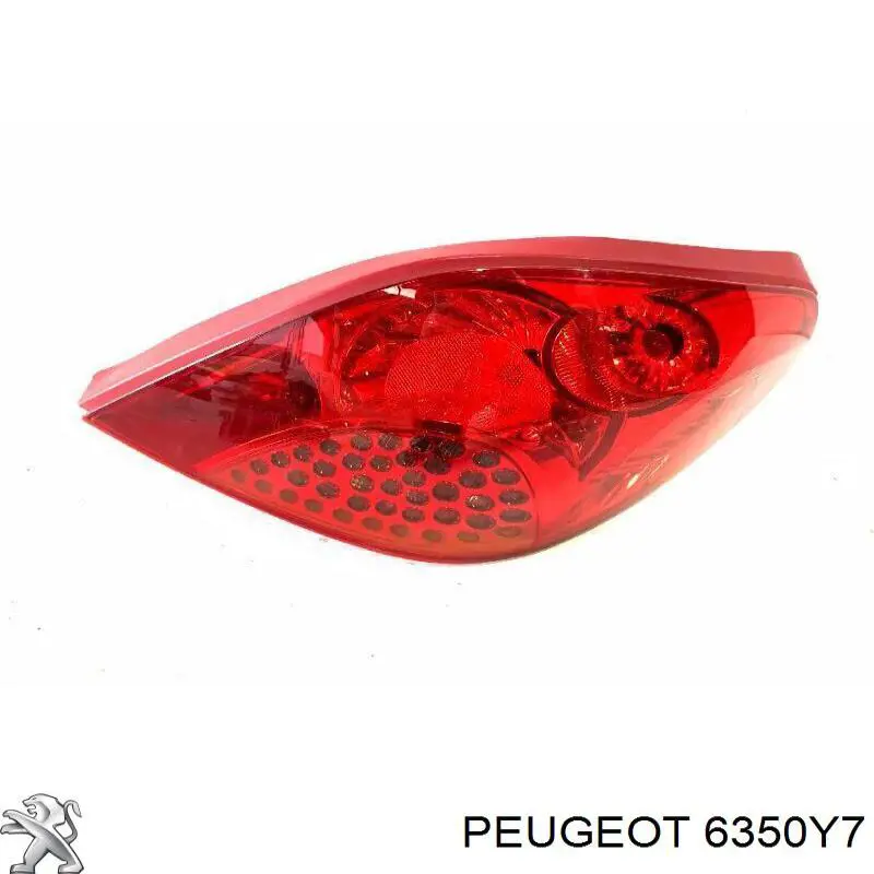 Compre 6350Y7 Peugeot/Citroen Lanterna traseira esquerda