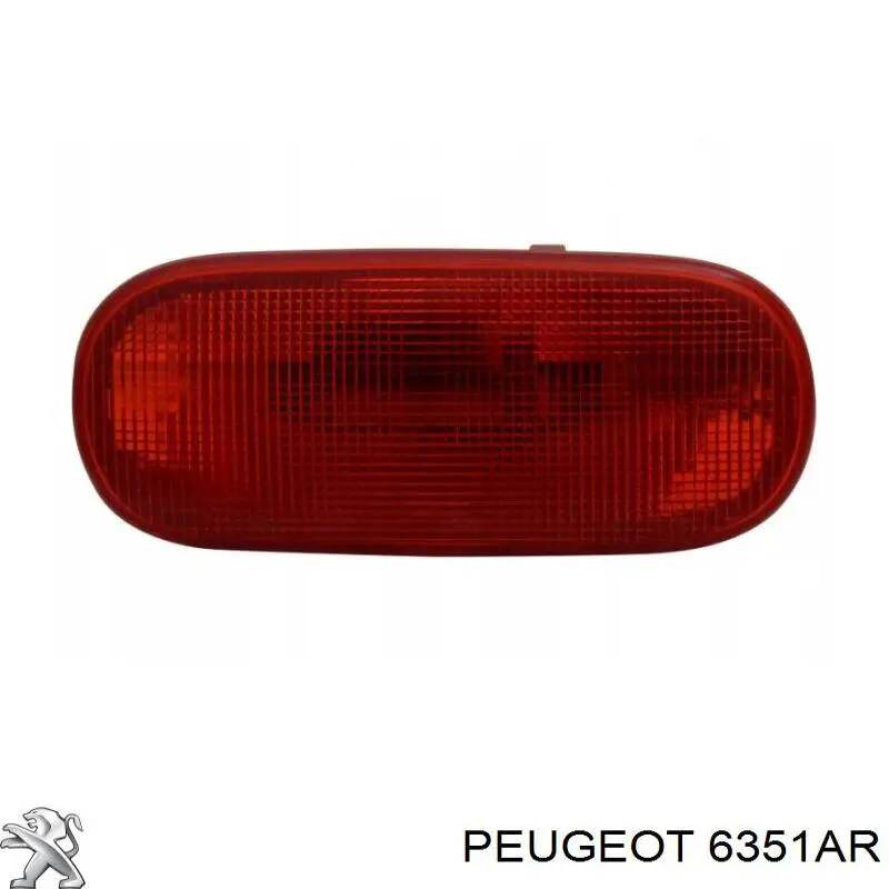 Sinal de parada traseiro adicional Peugeot/Citroen 6351AR preço, a partir de 59,59 USD