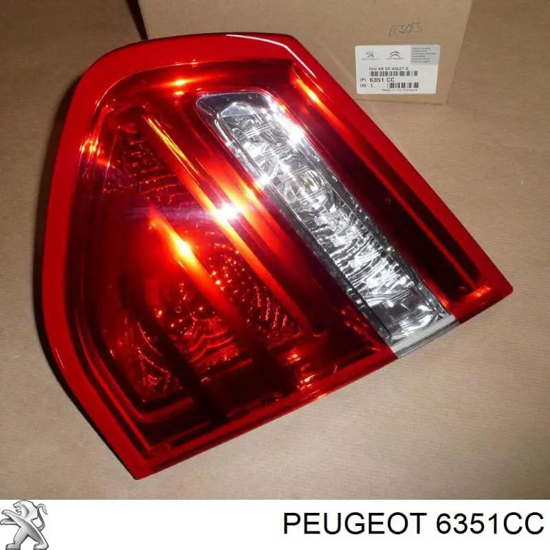 Lanterna traseira direita interna Peugeot/Citroen 6351CC preço, a partir de 44,27 USD