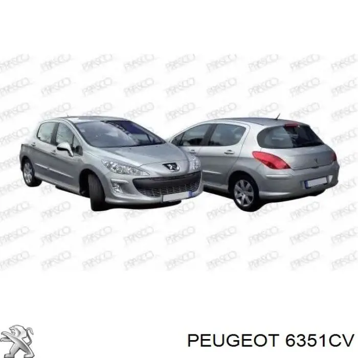 Lanterna traseira direita Peugeot/Citroen 6351CV preço, a partir de 117,68 USD