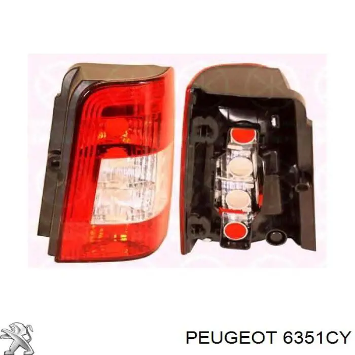 Lanterna traseira direita Peugeot/Citroen 6351CY preço, a partir de 77,91 USD