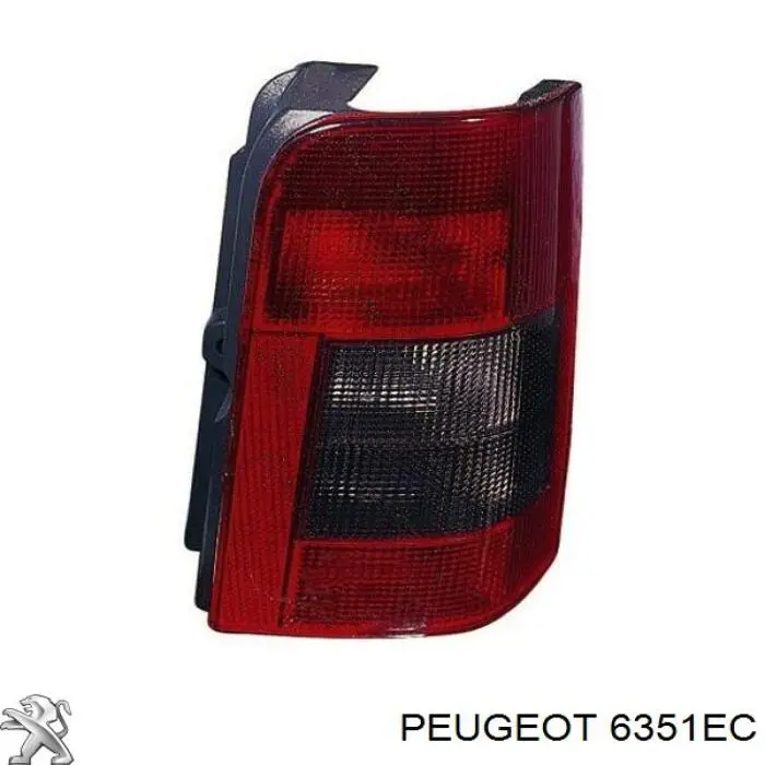 6351EC Peugeot/Citroen Lanterna traseira direita