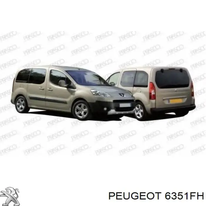 Lanterna traseira direita Peugeot/Citroen 6351FH preço, a partir de 102,79 USD