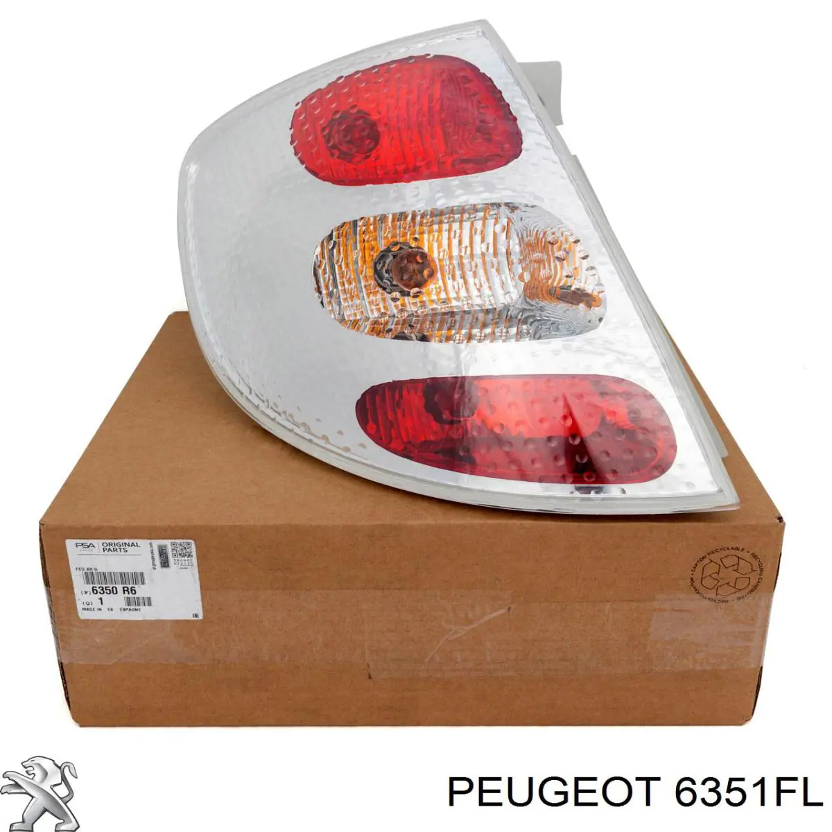 Lanterna traseira direita 6351FL Peugeot/Citroen