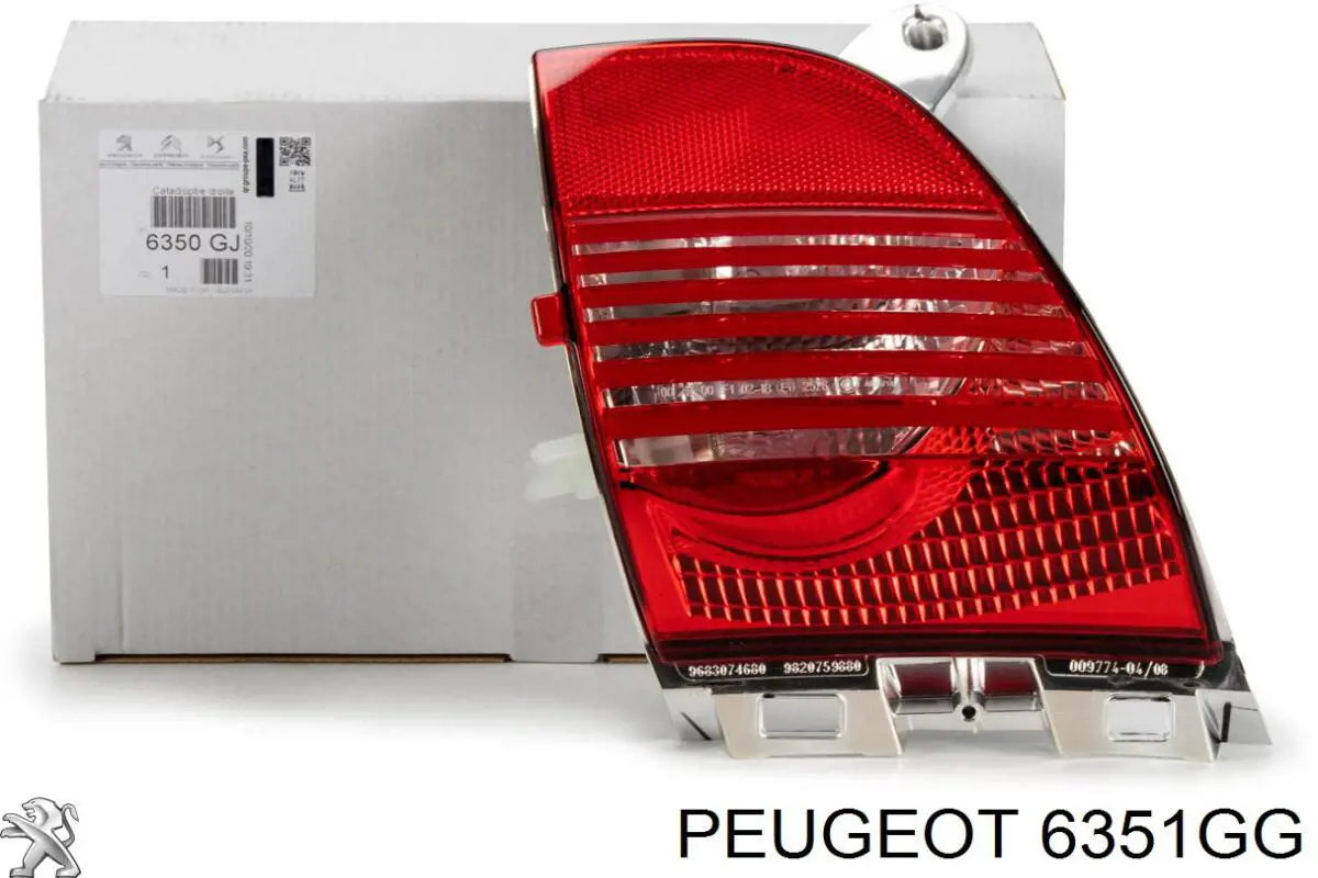 Lanterna traseira direita Peugeot/Citroen 6351GG preço, a partir de 527,59 USD