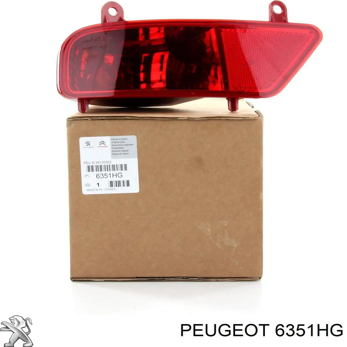 Compre 6351HG Peugeot/Citroen Lanterna de nevoeiro traseira direita