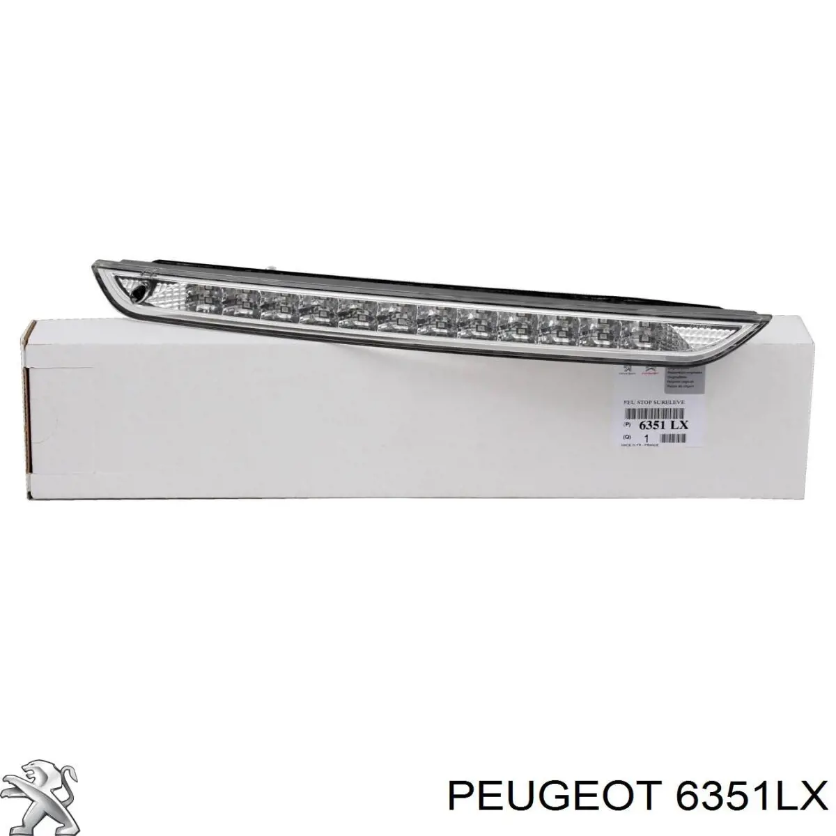 Sinal de parada traseiro adicional Peugeot/Citroen 6351LX preço, a partir de 80,02 USD