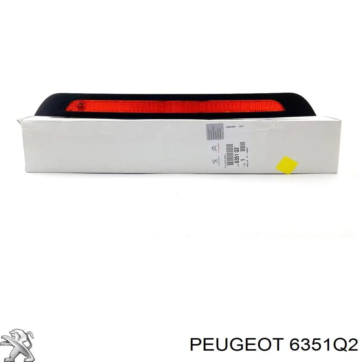 6351Q2 Peugeot/Citroen Sinal de parada traseiro adicional