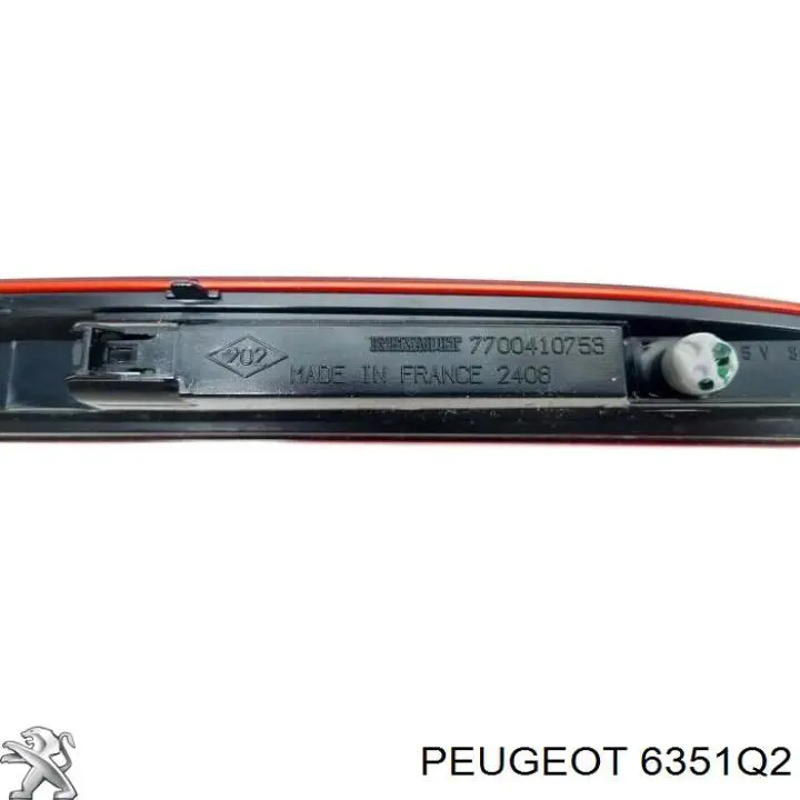 Sinal de parada traseiro adicional Peugeot/Citroen 6351Q2 preço, a partir de 45,97 USD