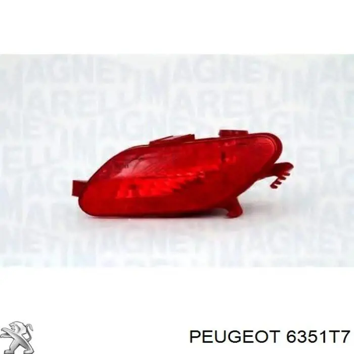 Compre 6351T7 Peugeot/Citroen Lanterna de nevoeiro traseira direita