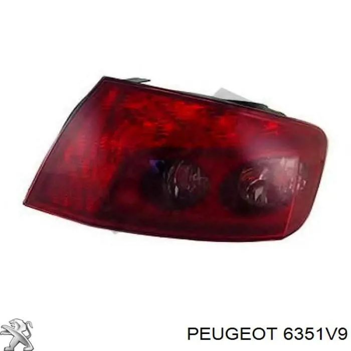 Compre 6351V9 Peugeot/Citroen Lanterna traseira direita