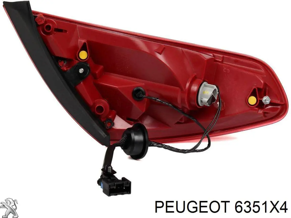 Lanterna traseira direita externa 6351X4 Peugeot/Citroen