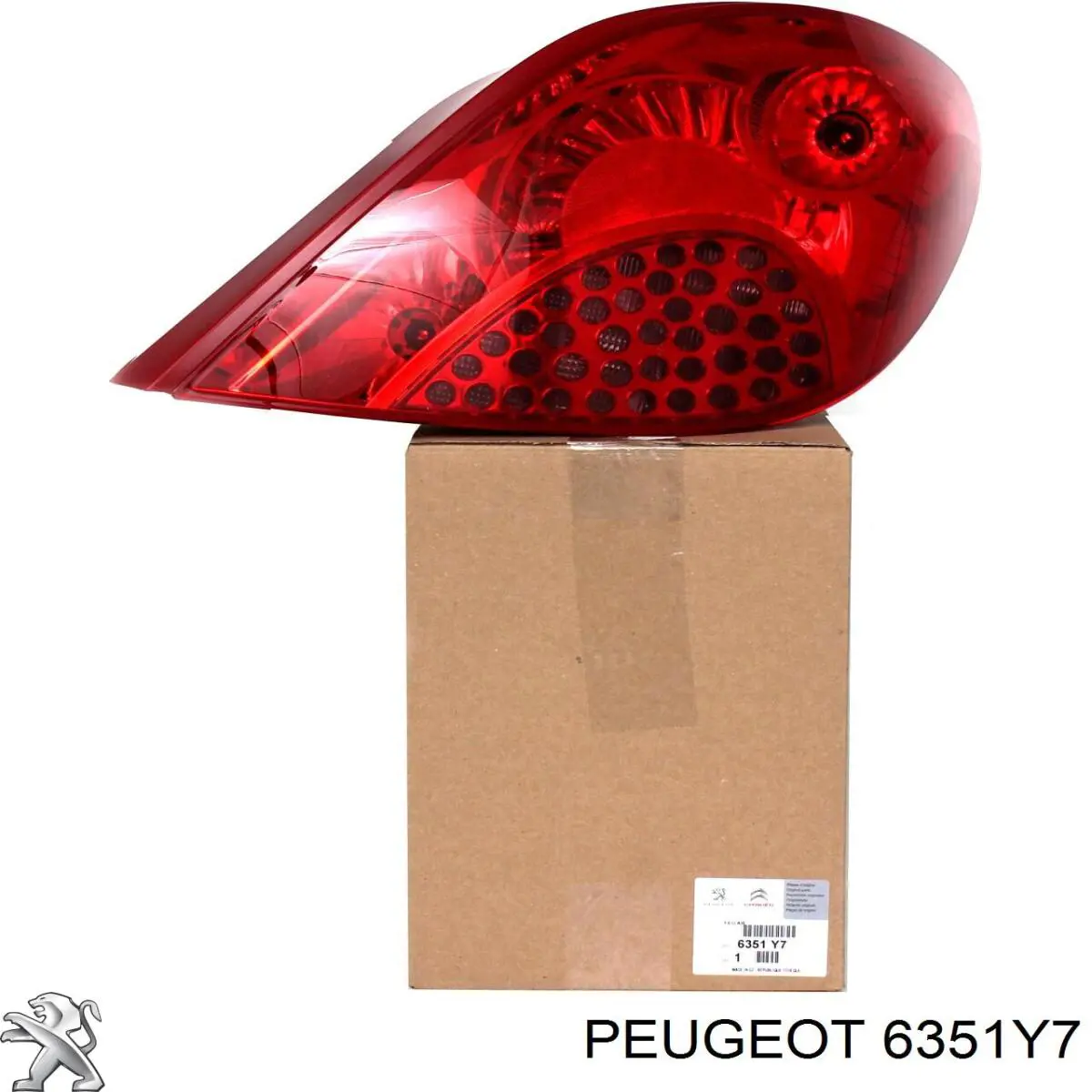 Lanterna traseira direita Peugeot/Citroen 6351Y7 preço, a partir de 67,30 USD