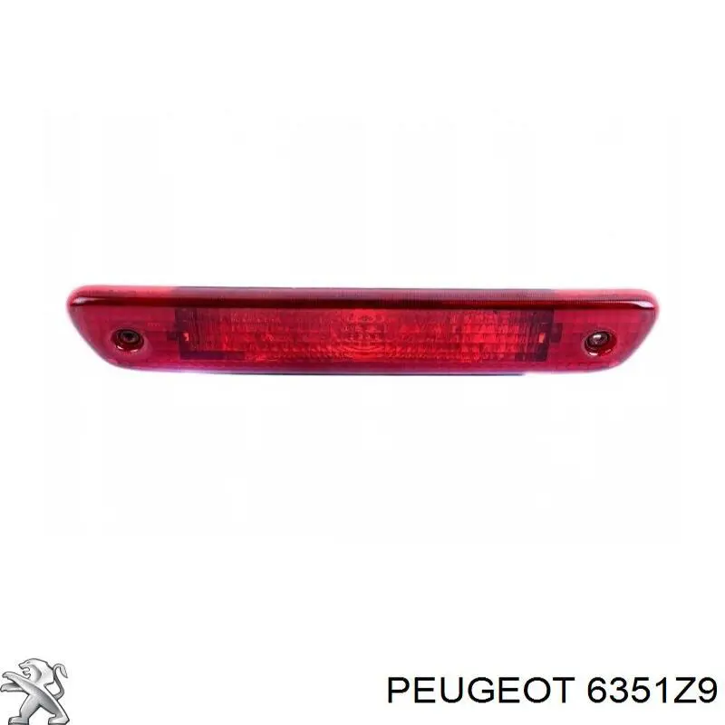6351Z9 Peugeot/Citroen Sinal de parada traseiro adicional