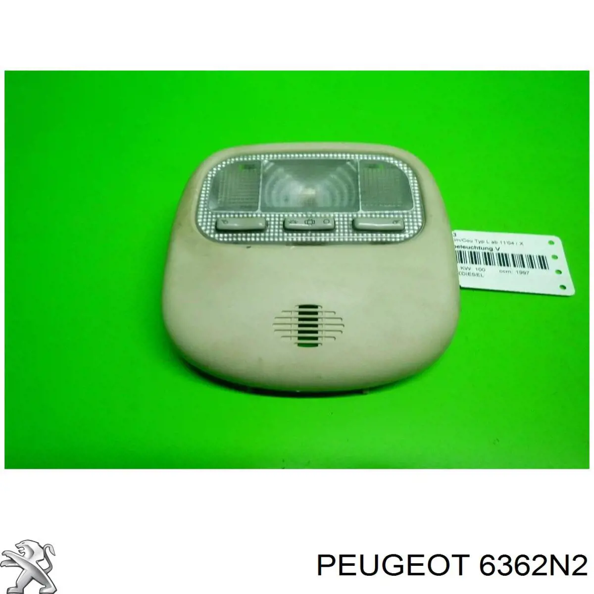 00006362Q0 Peugeot/Citroen Quebra-luz traseiro de iluminação de salão (de cabina)