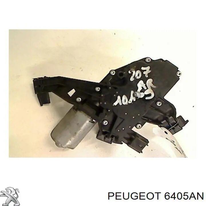 6405AN Peugeot/Citroen Motor de limpador pára-brisas de vidro traseiro