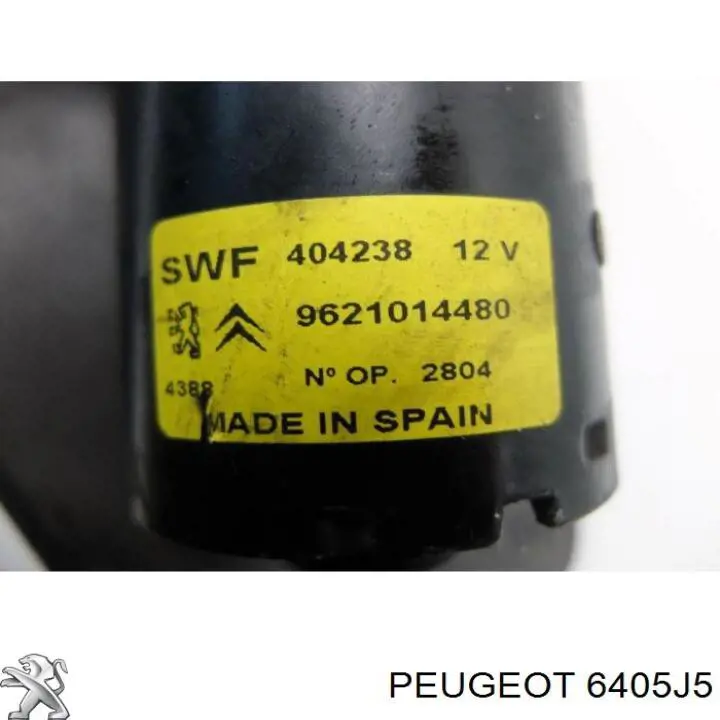 9642127580 Peugeot/Citroen Motor de limpador pára-brisas do pára-brisas