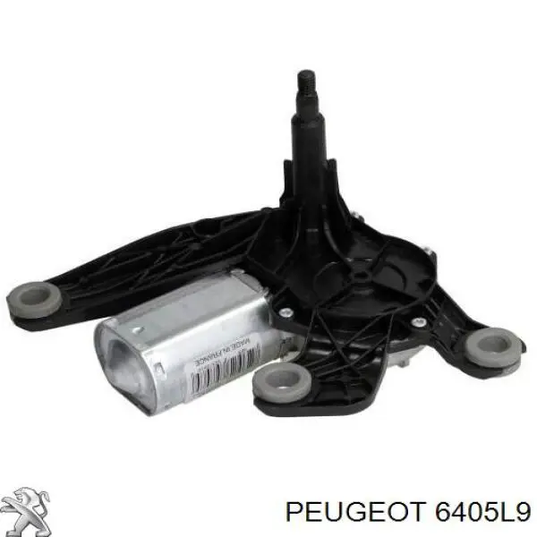 6405L9 Peugeot/Citroen Motor de limpador pára-brisas de vidro traseiro
