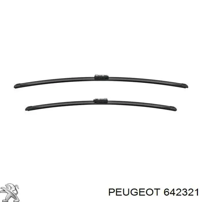 Compre 6423H5 Peugeot/Citroen Limpa-pára-brisas do pára-brisas de condutor