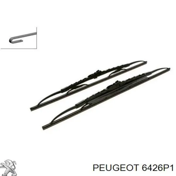 Compre 6426KX Peugeot/Citroen Limpa-pára-brisas do pára-brisas, kit de 2 un.