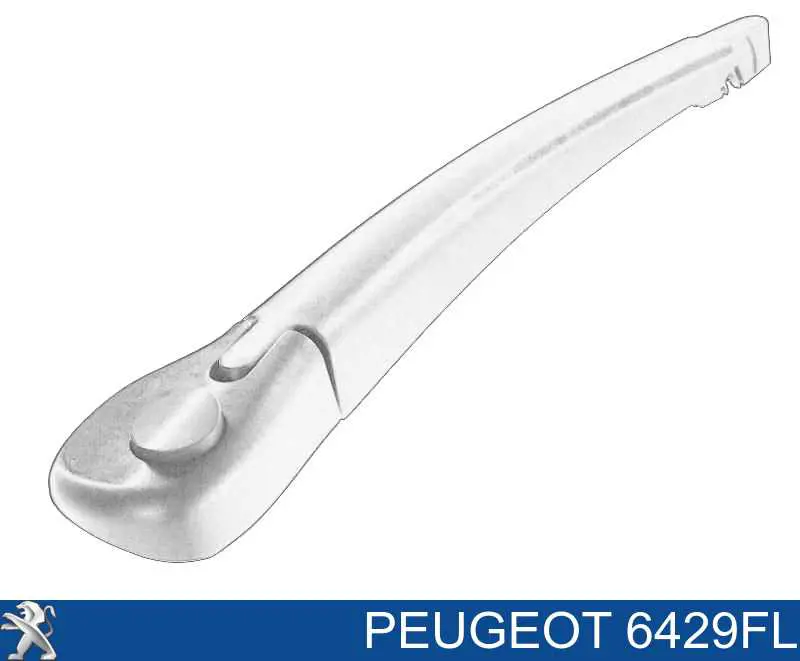 Compre 00006429FL Peugeot/Citroen Braço de limpa-pára-brisas de vidro traseiro