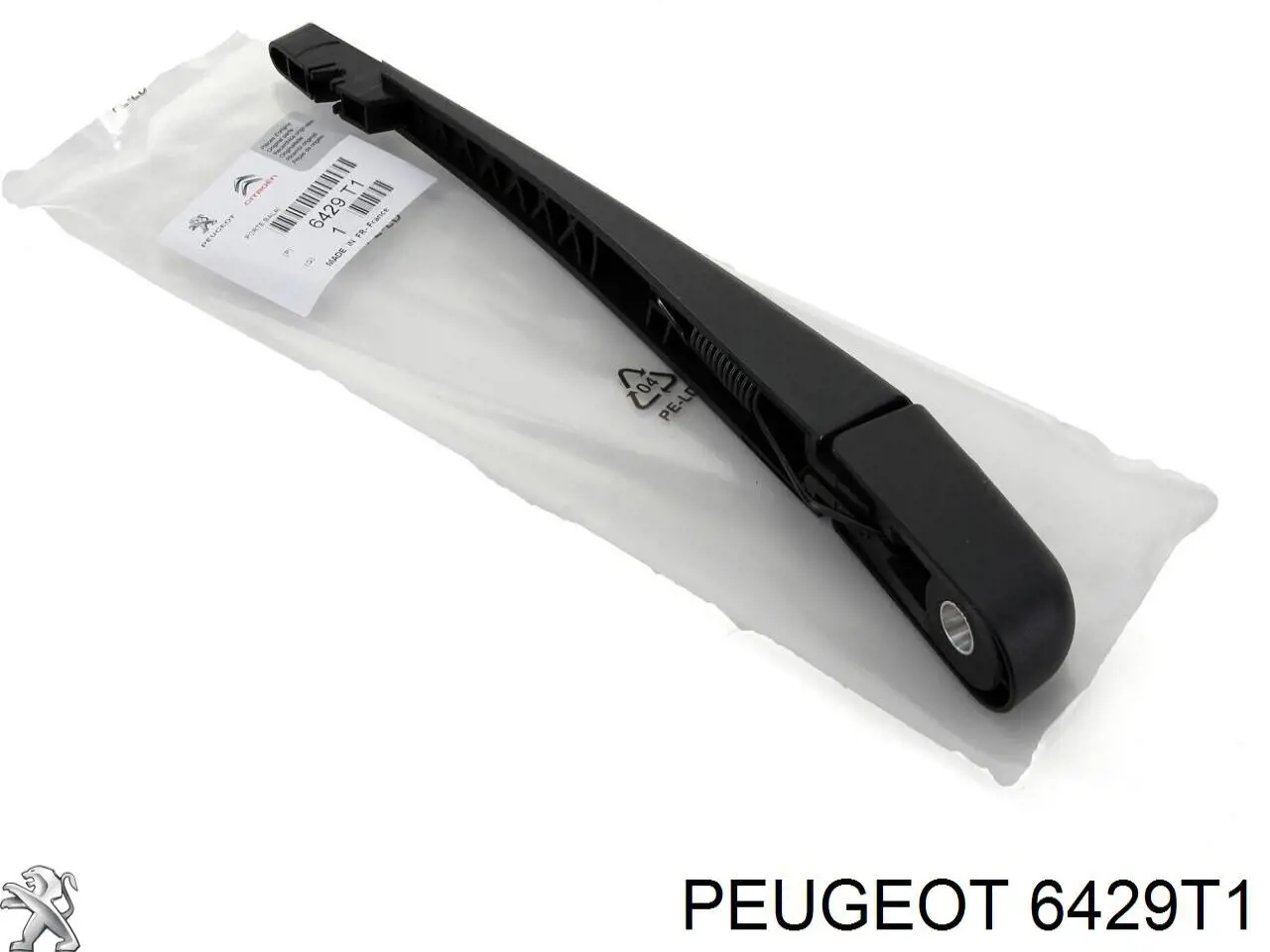 Compre 6429T1 Peugeot/Citroen Braço de limpa-pára-brisas de vidro traseiro