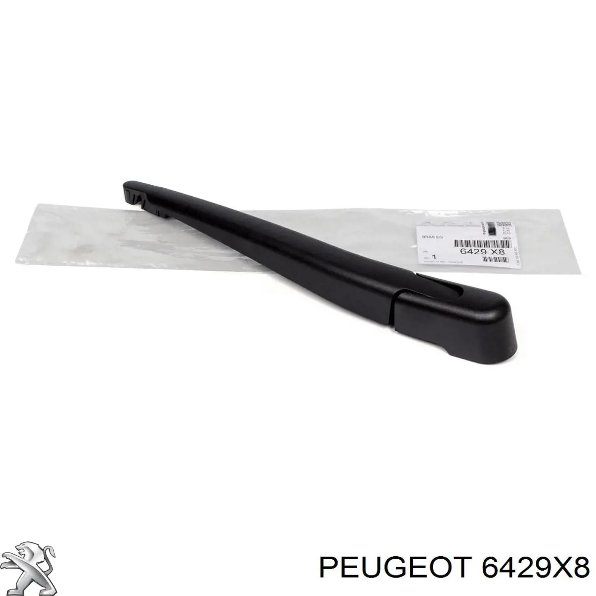 6429X8 Peugeot/Citroen Braço de limpa-pára-brisas de vidro traseiro