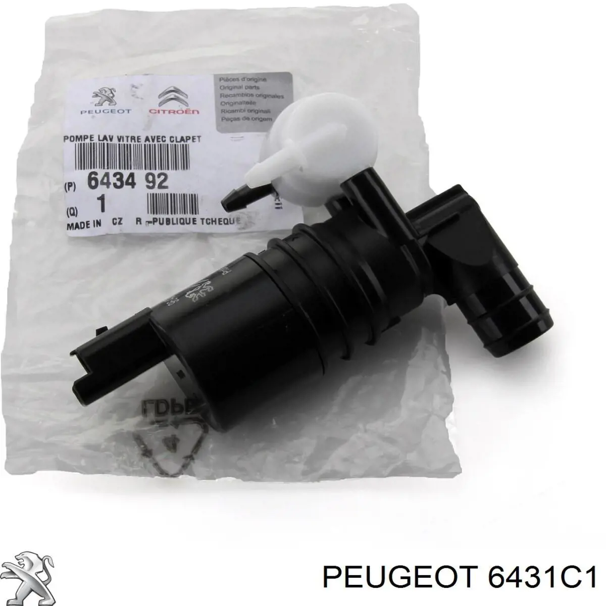 Compre 6431C1 Peugeot/Citroen Tanque de fluido para lavador de vidro