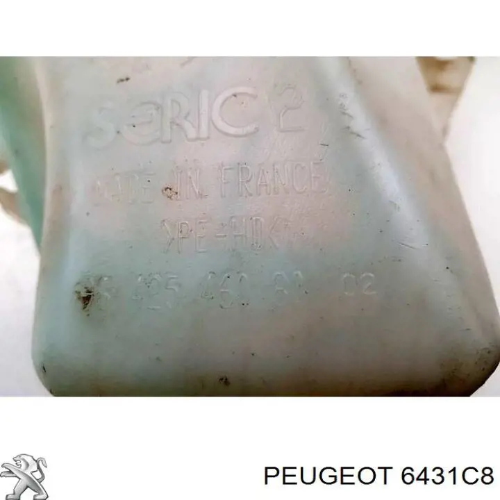6431C8 Peugeot/Citroen Tanque de fluido para lavador de vidro