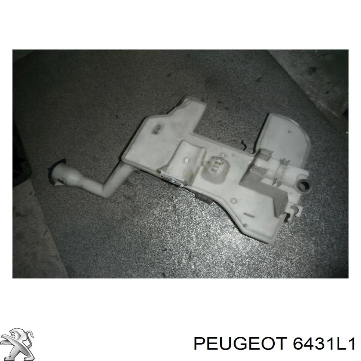 6431L1 Peugeot/Citroen Tanque de fluido para lavador de vidro