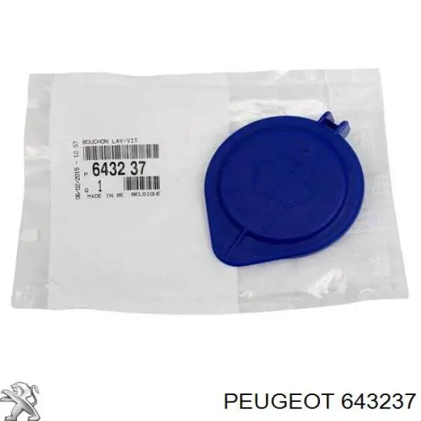 Tampa de tanque de fluido para lavador Peugeot 407 SW 6E